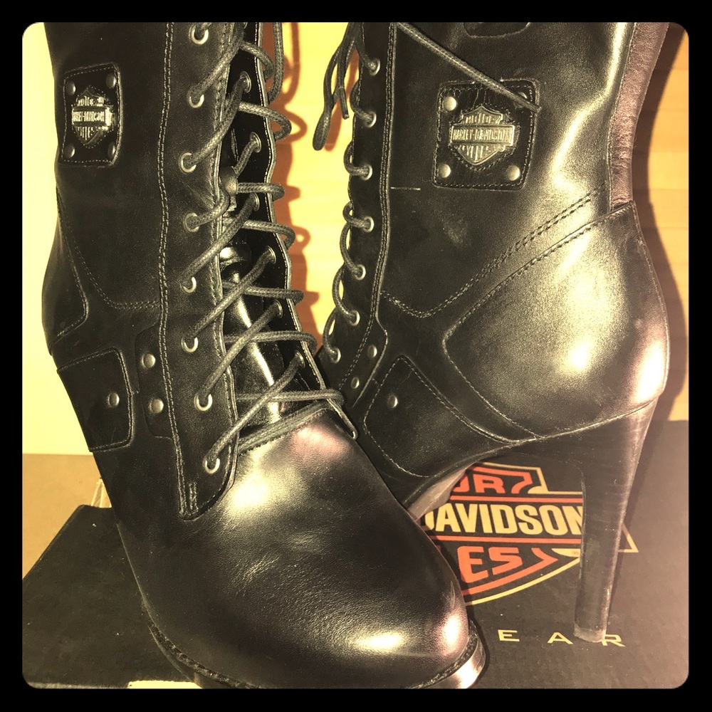Harley Davidson heel boots👢🏍